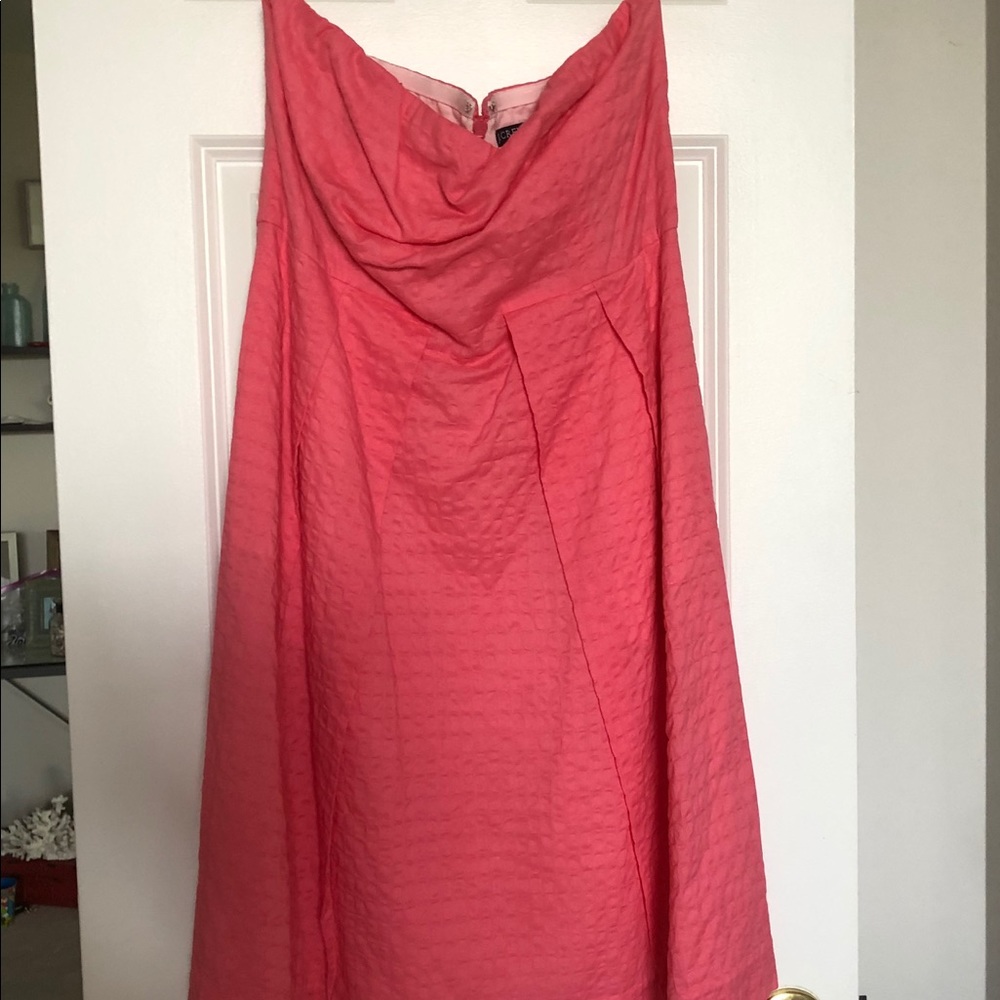 Women’s jcrew factory strapless dress. Worn once